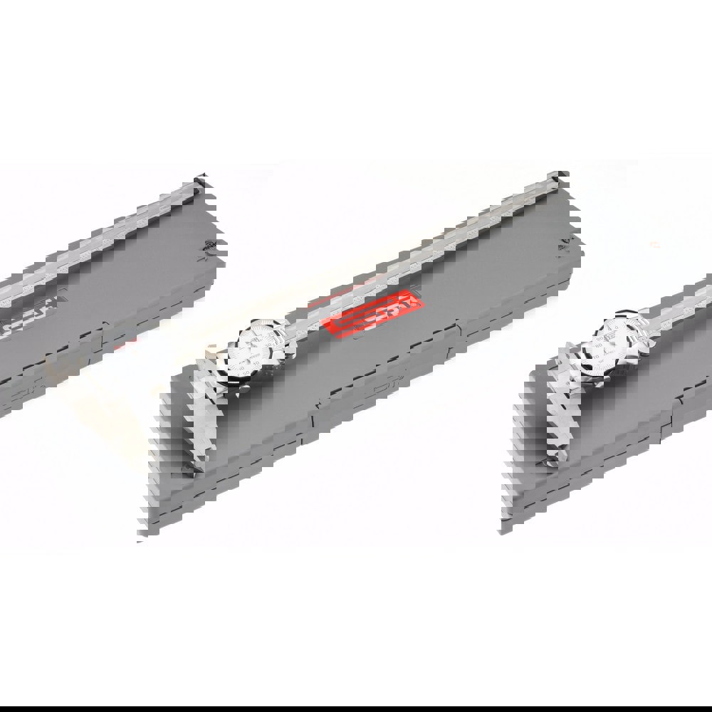 Dial Caliper: 12'' Range, 0.001'' Graduation, 0.1'' per Revolution