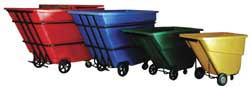 Polyethylene Basket Truck: 2,200 lb Capacity, 53-1/2