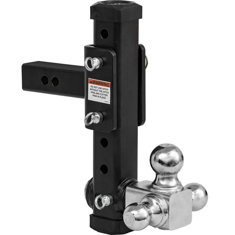 Trailer Hitches; Type: Adjustable Tri-Ball Hitch ; Contents: Hitch ; Material: Steel ; Fits Vehicle Make: Universal ; Load Capacity (Lb.): 15000.000 ; UNSPSC Code: 25181708