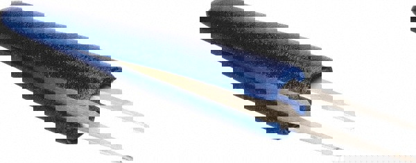 Ergonomic Cushion Grip Tweezer: 2A-SA, Anti-Magnetic Stainless Steel, Straight Tip, 4-3/4