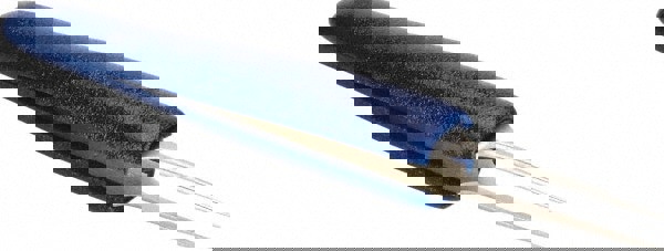 Ergonomic Cushion Grip Tweezer: 5-SA, Anti-Magnetic Stainless Steel, Straight Tip, 4-1/4