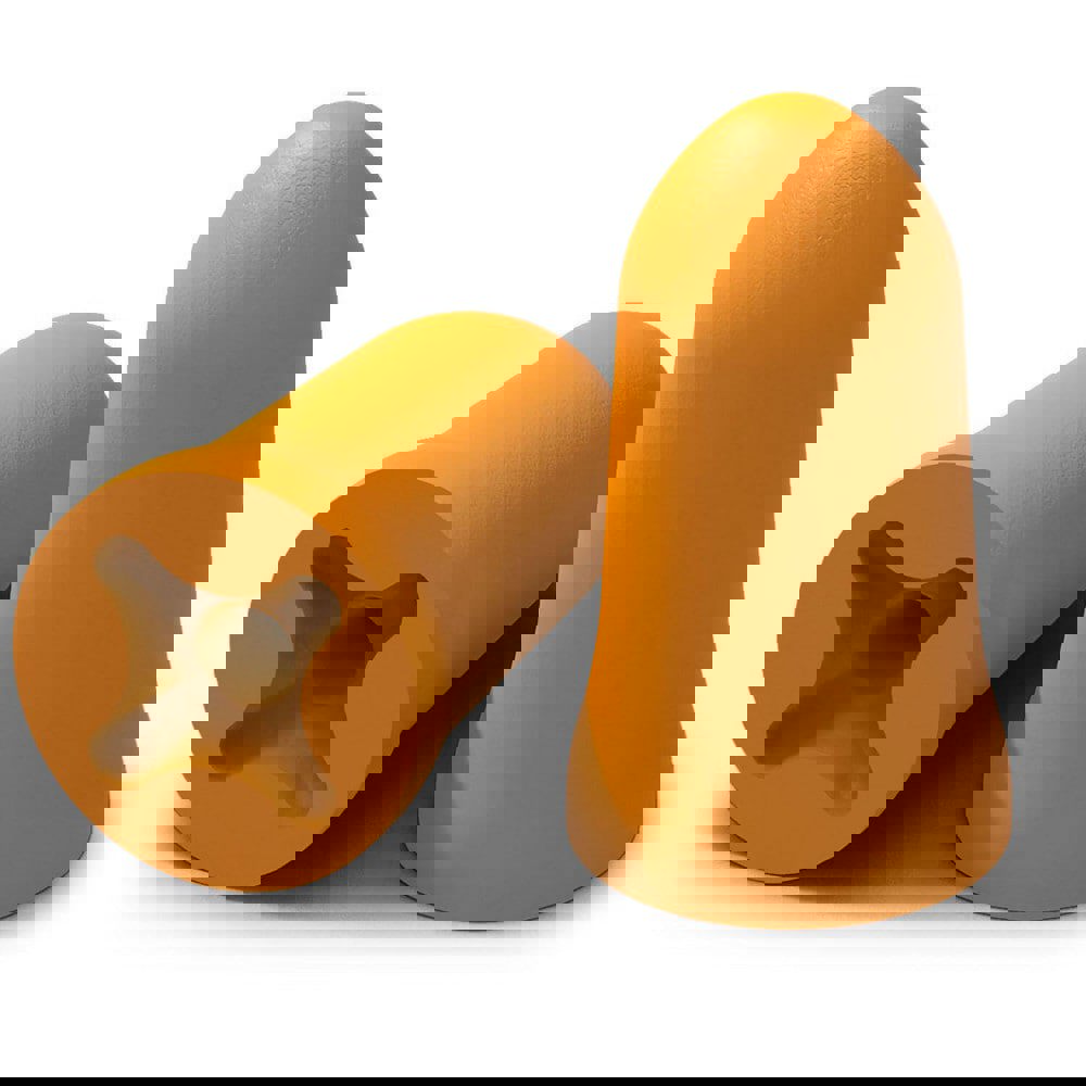 Earplugs: 30 dB, Polyurethane, Taper End, Roll Down, Uncorded