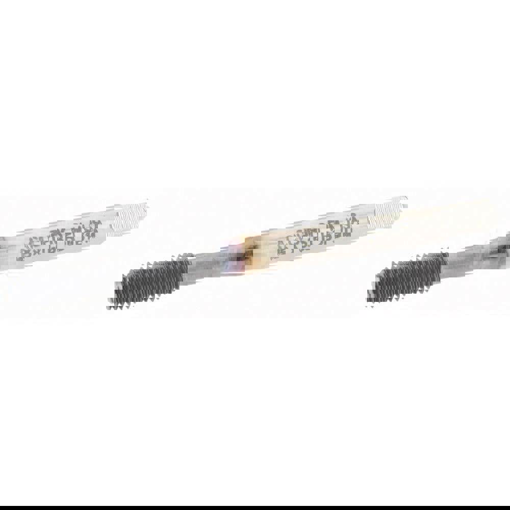 Thread Forming Tap: M5x0.80 Metric Coarse, Bottoming, Powdered Metal High Speed Steel, TiCN Coated