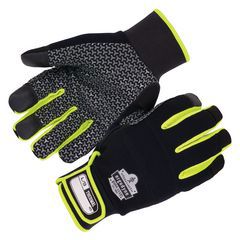 Work & General Purpose Gloves; Lining Material: Unlined ; Back Material: Nylon ; Cuff Style: Hook & Loop ; Primary Material: Synthetic ; Grip Surface: Dotted ; Men's Size: Medium