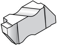 Grooving Insert: NGP2062 KC5410, Solid Carbide