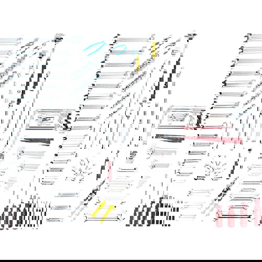 Combination Hand Tool Sets; Set Type: Industrial Maintenance Tool Set ; Number Of Pieces: 104 ; Measurement Type: Inch ; Tool Finish: Chrome-Plated
