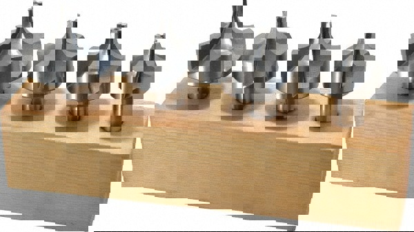 End Mill Set: 4 Flute, Corner Rounding End