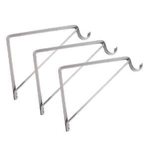 13X11 SHLF & ROD BRKT WHIT 3/PK