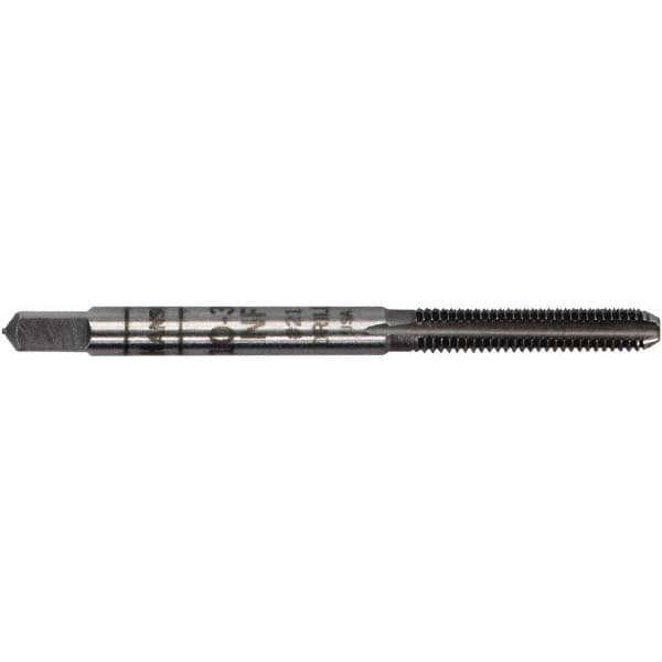 Straight Flute Tap: M6x1 Metric Coarse, 4 Flute, Bottoming Chamfer, 2B Class of Fit, Carbon Steel