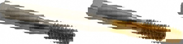 Thread Forming Tap: M6x1.00 Metric Coarse, 4H Class of Fit, Bottoming, High Speed Steel, TiN Coated