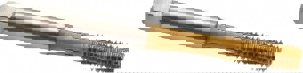 Thread Forming Tap: M6x1.00 Metric Coarse, Bottoming, Powdered Metal High Speed Steel, TiN Coated