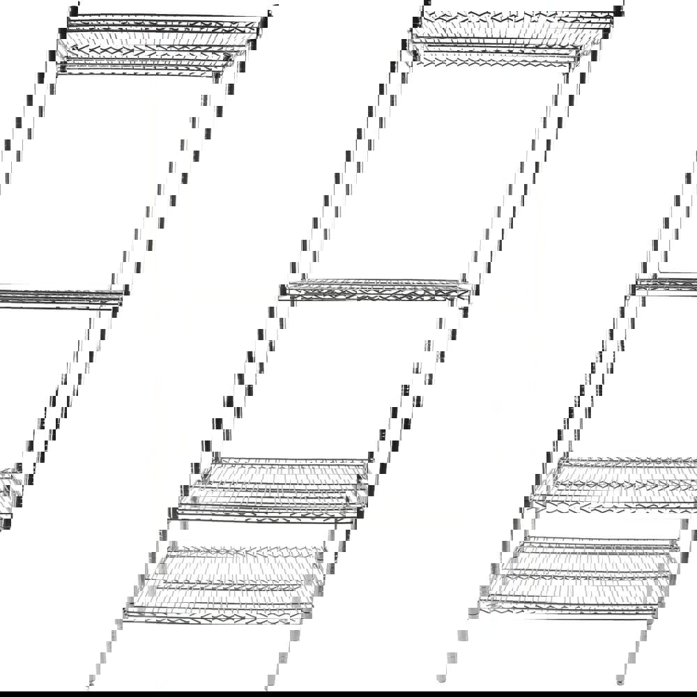 Starter Unit Wire Shelving: 4 Shelves