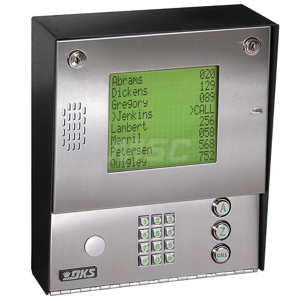 Intercoms & Call Boxes; Intercom Type: Telephone Entry System ; Connection Type: Wired ; Number of Stations: 1 ; Height (Decimal Inch): 13.000000 ; Depth (Inch): 4-3/4 ; Voltage Rating: 16 VAC