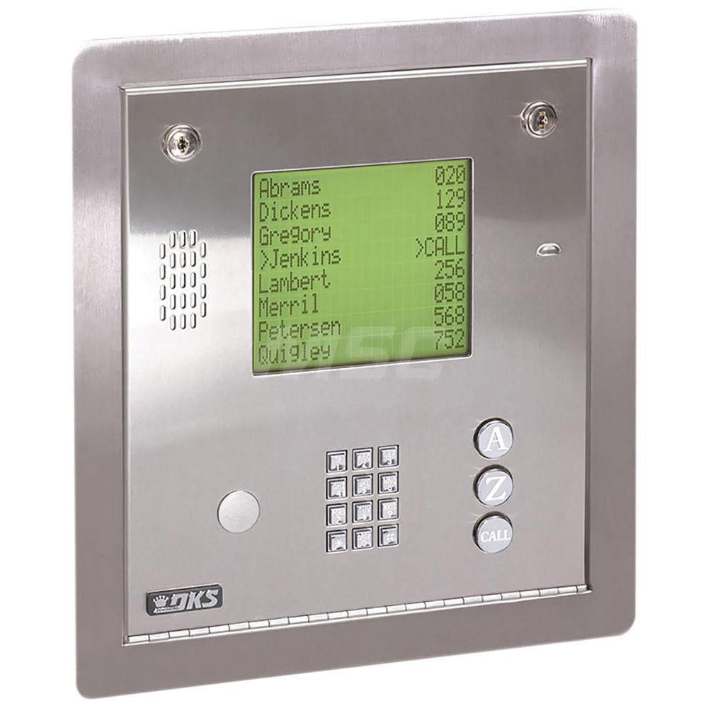 Intercoms & Call Boxes; Intercom Type: Telephone Entry System ; Connection Type: Wired ; Number of Stations: 1 ; Height (Decimal Inch): 13.000000 ; Depth (Inch): 3-1/4 ; Voltage Rating: 16 VAC