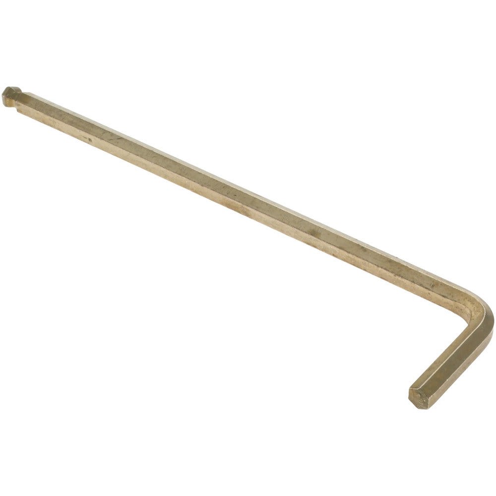 Hex Keys; End Type: Ball ; Hex Size (Inch): 7/64 ; Handle Type: L-Handle ; Arm Style: Long ; Overall Length (Inch): 3-21/32 ; Handle Color: Gold