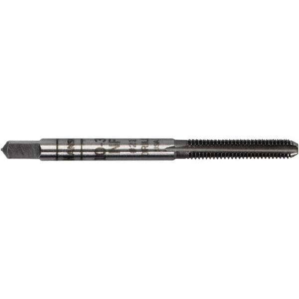 Straight Flute Tap: M10x1.5 Metric Coarse, 4 Flute, Bottoming Chamfer, 2B Class of Fit, Carbon Steel