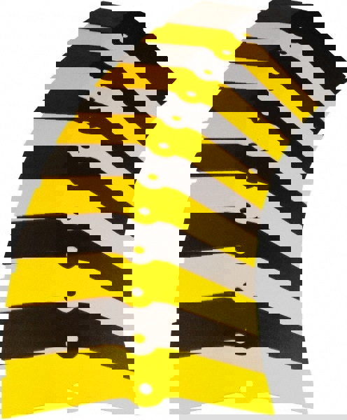 Floor Cable Cover: Acrylonitrile Butadiene Styrene, 1 Channel, 1-1/2