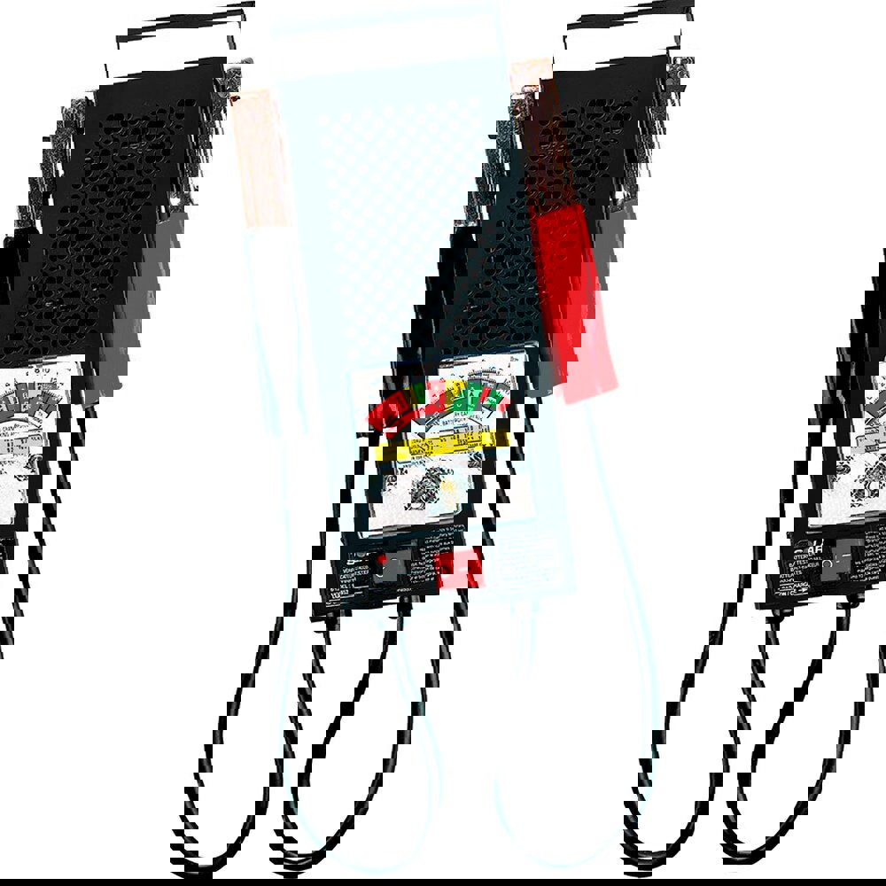 Automotive Battery Testers; Battery Tester Type: Battery Load Tester; Battery Configuration: One Battery (6V or 12V); Battery Chemistry: Dry-Cell AGM Lead Acid; Sealed Lead Acid (SLA); Wet-Cell Lead Acid; Cable Length (Feet): 18.000; Battery Connection Ty