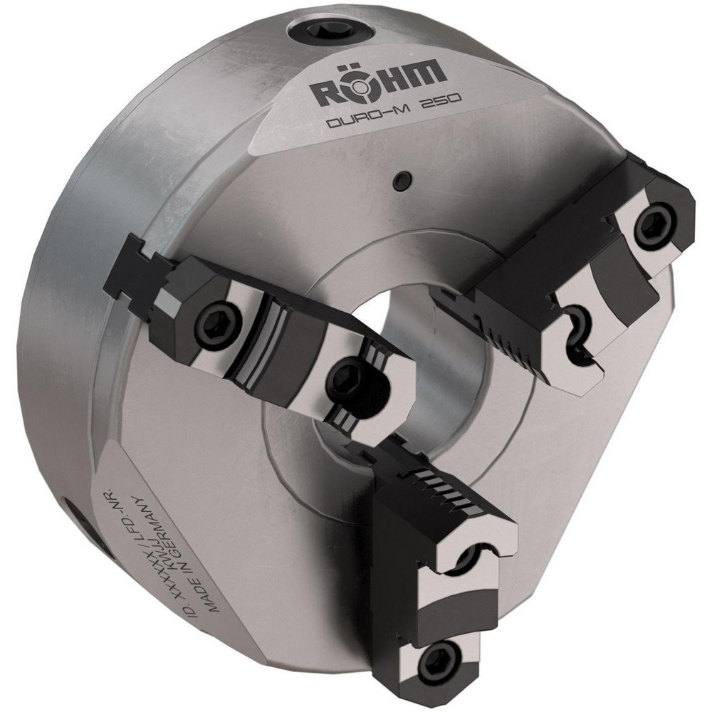 Self-Centering Manual Lathe Chuck: 3- Jaw, 200 mm Dia