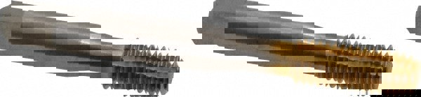 Thread Forming Tap: M8x1.25 Metric Coarse, 4H Class of Fit, Bottoming, High Speed Steel, TiN Coated