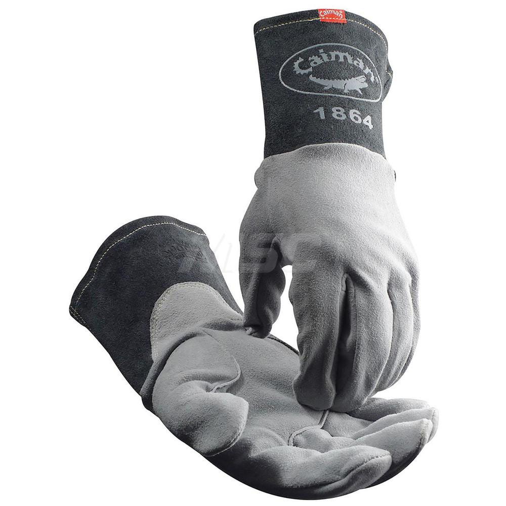 Welding Gloves: Size Small, Uncoated, Grain Deerskin Leather, TIG Welding Application