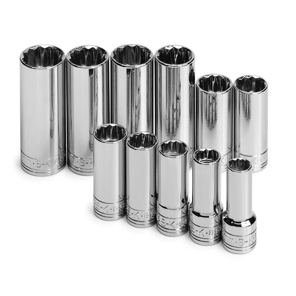 Deep Socket Set: 11 Pc