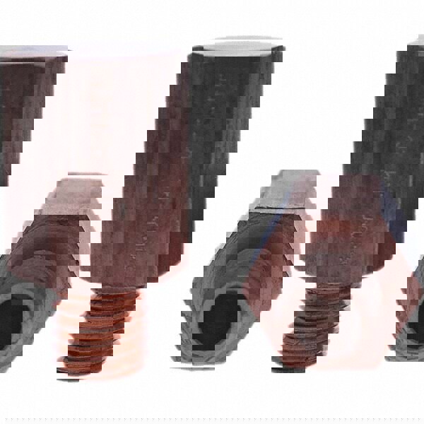 Spot Welder Tips; Tip Type: Threaded Tip C Nose (Flat) ; Material: RWMA Class 2 - C18200