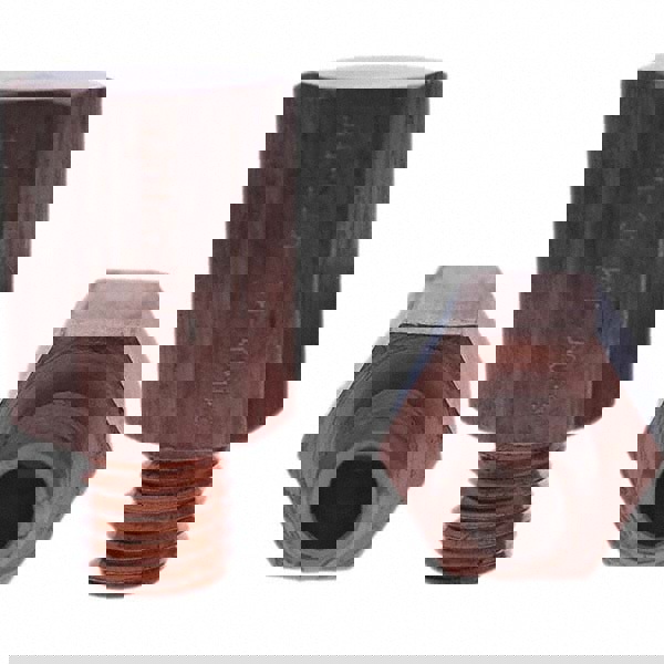 Spot Welder Tips; Tip Type: Threaded Tip C Nose (Flat) ; Material: RWMA Class 2 - C18200