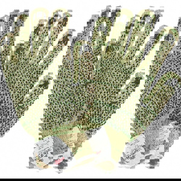 Cut-Resistant Gloves: Size L, ANSI Cut A6, Synthetic