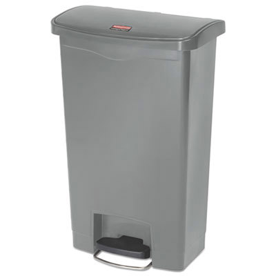 13 Gal Rectangle Unlabeled Trash Can