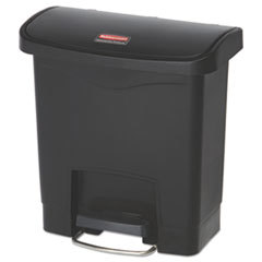 4 Gal Rectangle Unlabeled Trash Can