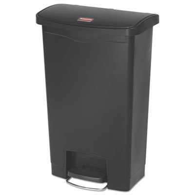 13 Gal Rectangle Unlabeled Trash Can