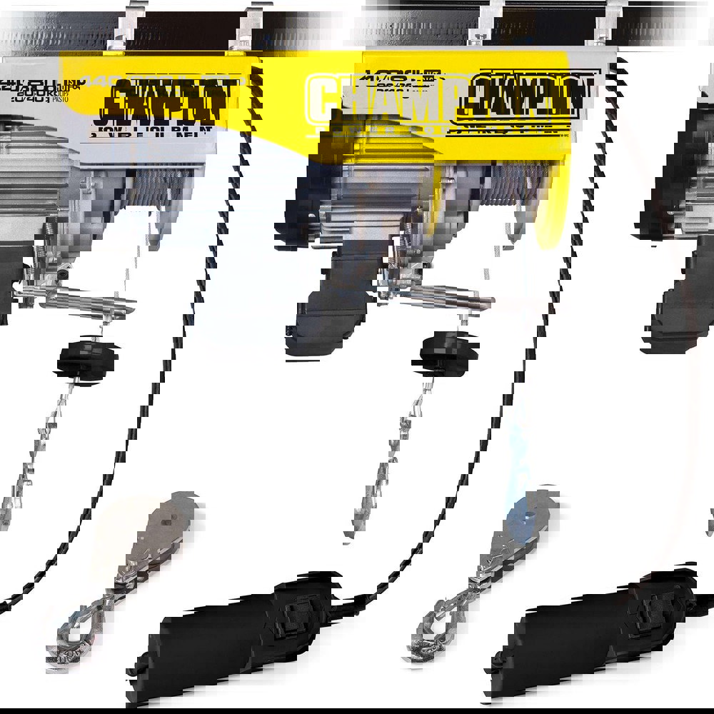 Electric Hoists; Controller: Push Button ; Brake Type: Load ; Lifting Speed: 33ft/min ; Overall Width: 6 ; Overall Depth: 14.6in