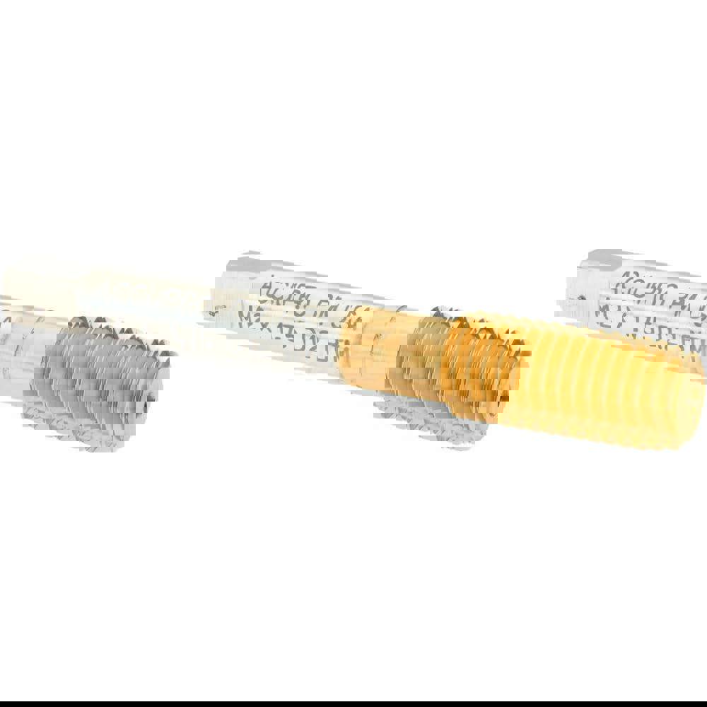 Thread Forming Tap: M12x1.75 Metric Coarse, Bottoming, Powdered Metal High Speed Steel, TiN Coated