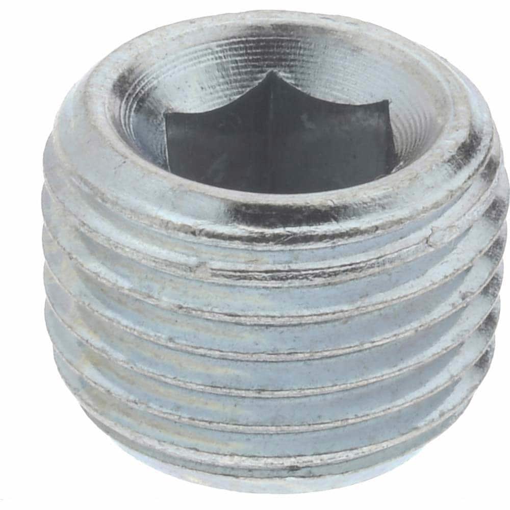 Industrial Pipe Hollow Hex Plug: 1/8