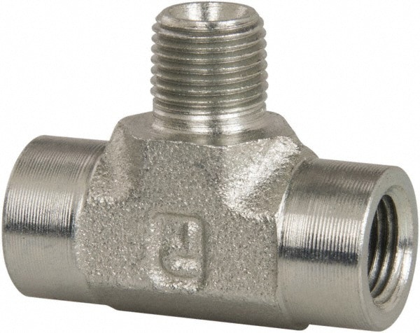 Industrial Pipe Male Branch Tee: 1/8
