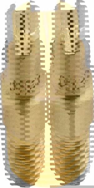 Brass Standard Fan Nozzle: 1/8