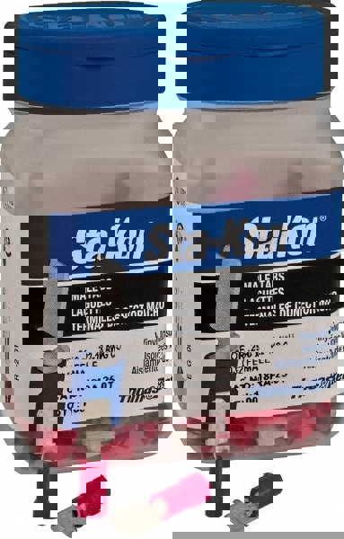 Wire Disconnect: Male, Red, Vinyl, 22-18 AWG, 1/4