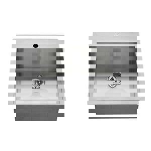 25X22 1H 1B SS DU MNT KITC SINK