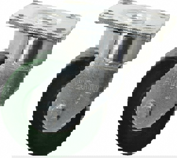 Rigid & Swivel Top Plate Caster: Polyurethane, 4