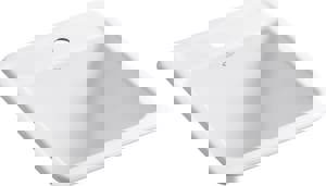 21 x 22 in. Top Mount and Undermount Laundry Sink in White