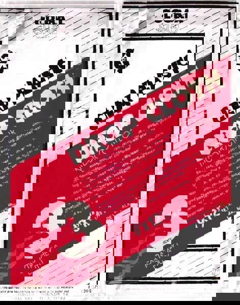 Medium Weight Plastic Drop Cloth