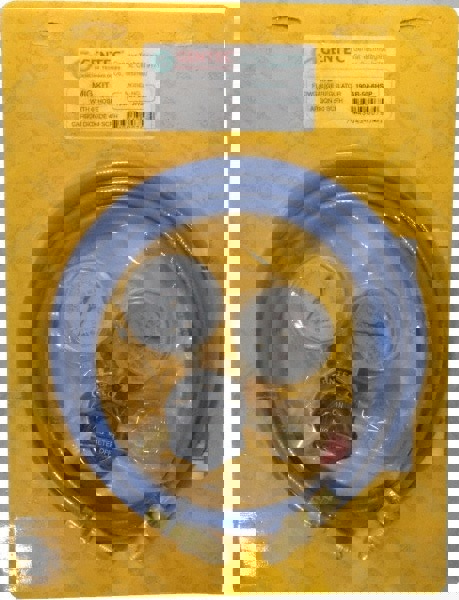 0 to 50 SCFH Flow Range, 580 CGA Inlet Connection, Male Fitting, 3,000 Max psi, Argon Welding Regulator with Hose