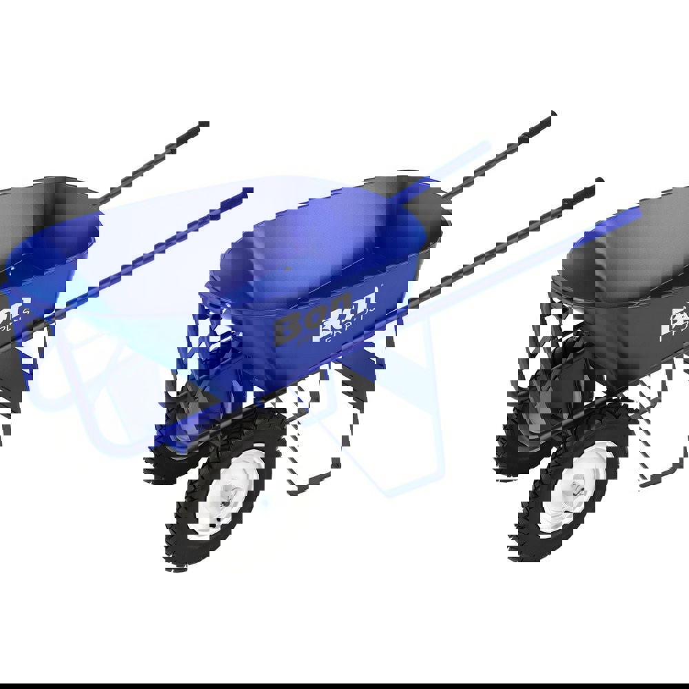 Wheelbarrows; Volume Capacity: 6.0 ; Load Capacity: 450 ; Wheel Type: Flat-Free Wheel ; Handle Material: Steel ; Wheel Material: Rubber ; Tray Material: Steel