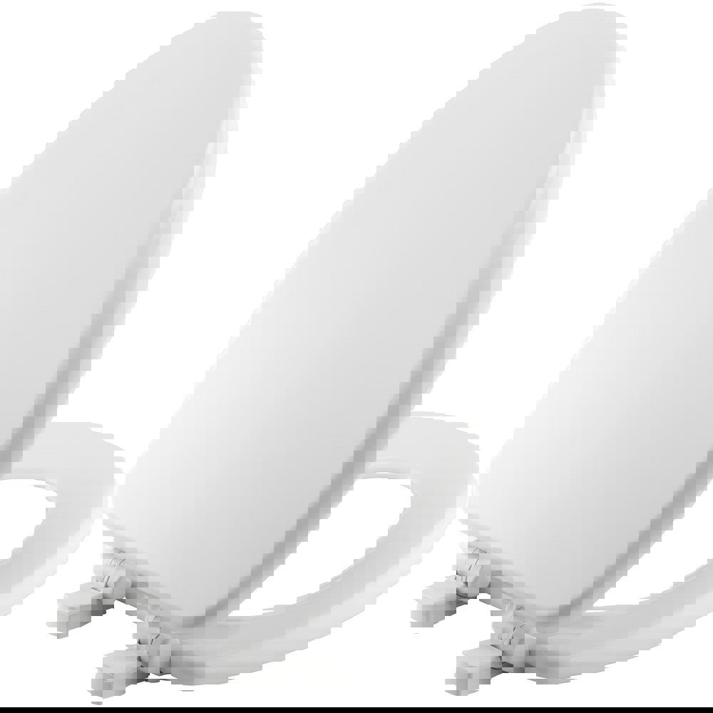 Toilet Seats; Type: Standard; Closed ; Style: Elongated ; Material: Enameled Wood ; Color: White ; Outside Width: 14.125in (Inch); Inside Width: 8.0630in (Inch)