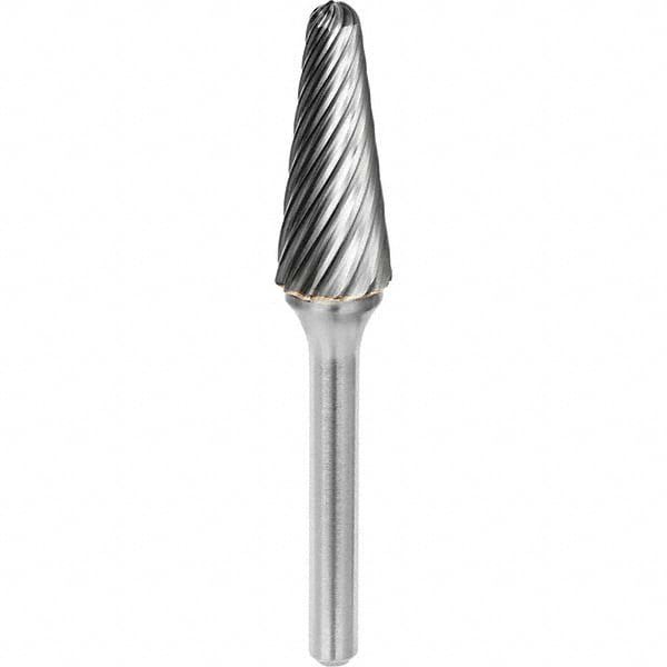 Abrasive Bur: 4, 3/8, Ball Nose Cone