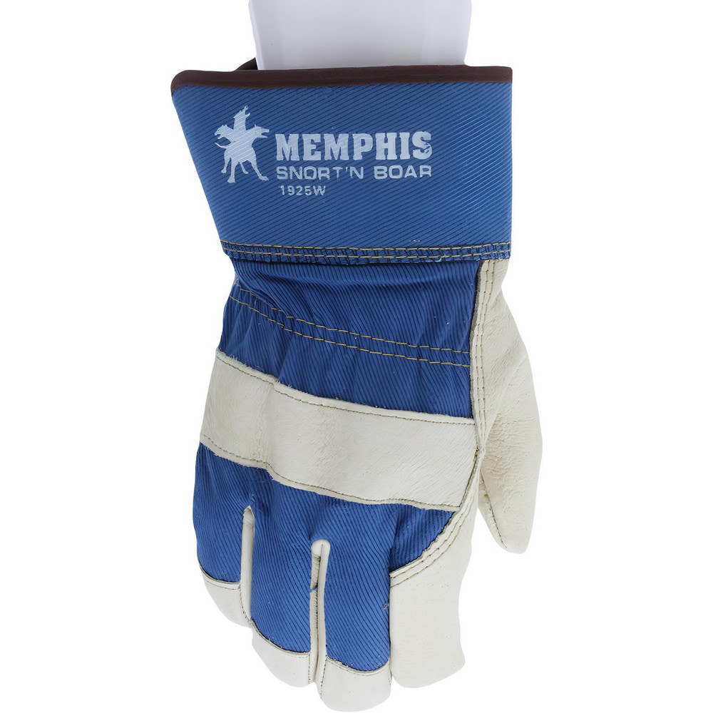 Work Gloves: Memphis 1925W, Size X-Large, Wool Lined, Pigskin Leather, General Purpose