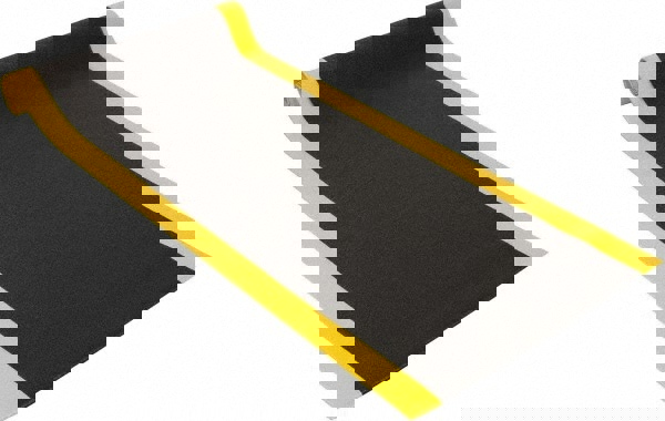 Anti-Fatigue Mat: 12' Long, 3' Wide, 3/8 Thick, Urethane, Beveled Edges, Medium-Duty