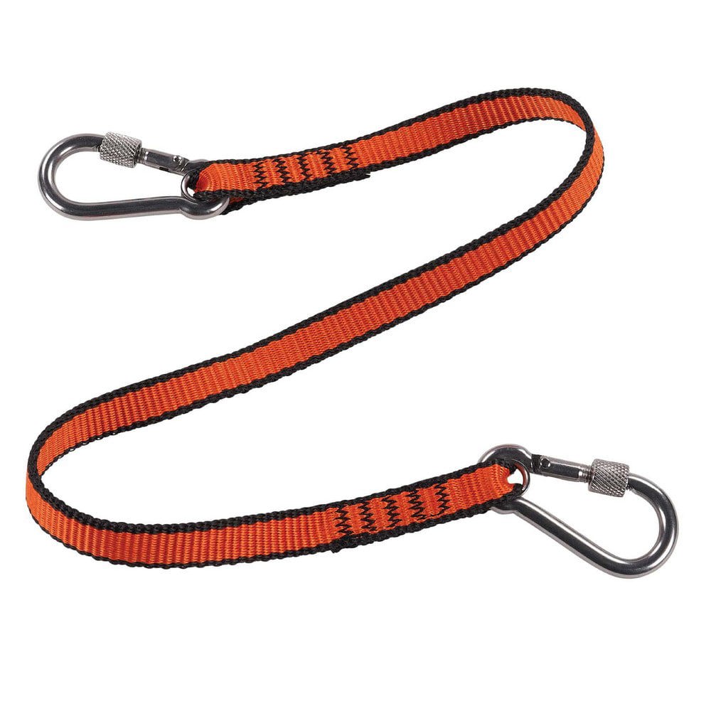 Tool Holding Accessories; Load Capacity: 5lb ; For Use With: Hand Tools ; Connection Type: Carabiner ; Extended Length: 24.00in ; Line Material: Nylon ; Housing Material: Nylon