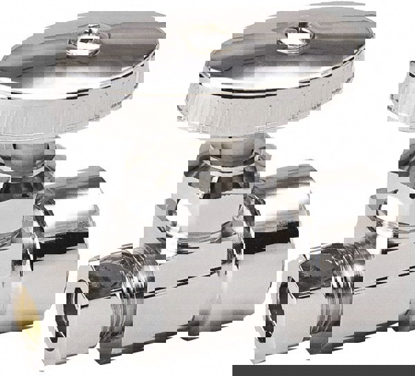 FIP 1/2 Inlet, 125 Max psi, Chrome Finish, Brass Water Supply Stop Valve